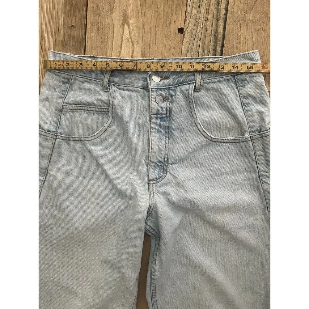 Vintage Guess Jeans W32 L32 Denim 90s Button Zip Relaxed Made USA